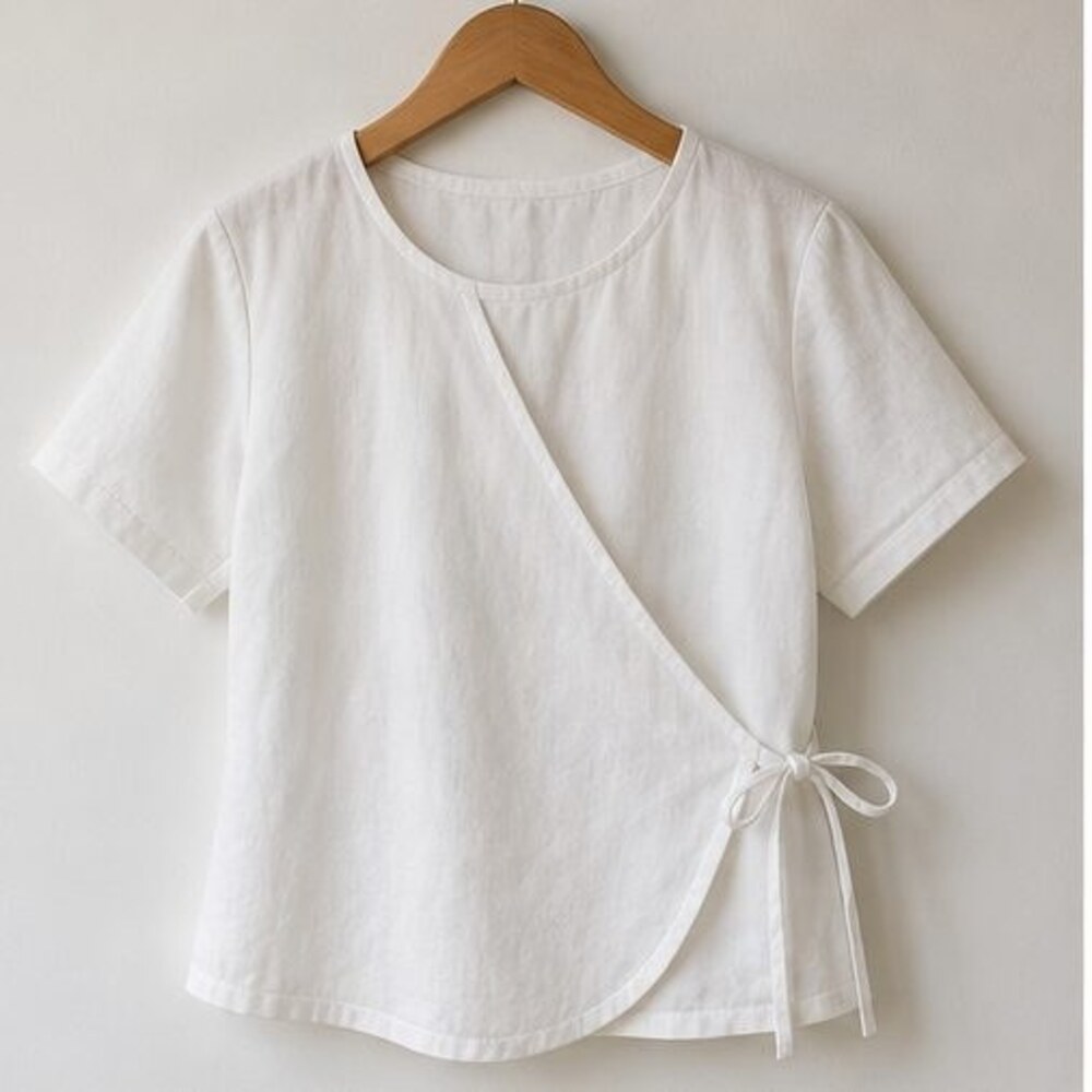 White Button Blouse